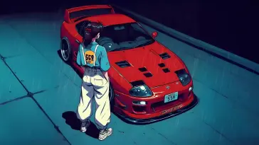 Anime JDM Car live wallpaper download