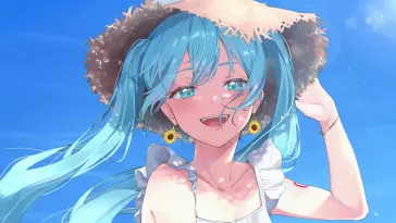 Hatsune Miku Summer Vibes live wallpaper download
