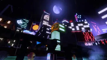 Roblox District in Evening Rainy animated wallpaper download