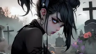 Gothic Girl live wallpaper download