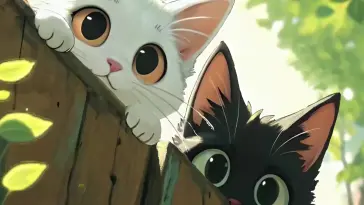 Curious Cats live wallpaper download