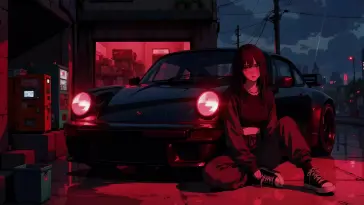 Osaka Midnight Run: Porsche 911 live wallpaper download
