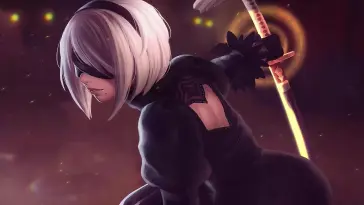 2B Surrounded (Nier Automata) live wallpaper download
