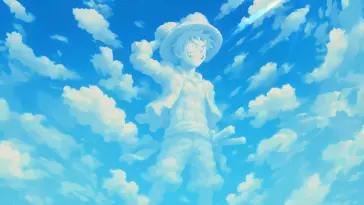 Luffy in the Clouds live wallpaper download