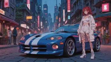 Dodge Viper GTS SR II - High-Speed Serenity live wallpaper download