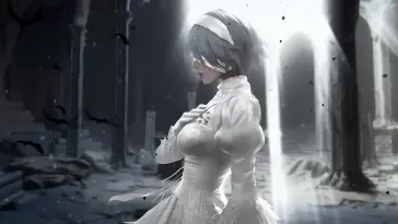 2B in White Silence live wallpaper download