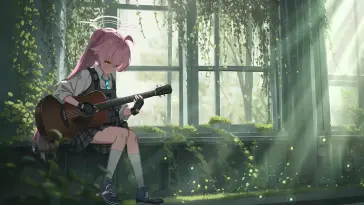 Guitar Morning With Takanashi Hoshino live wallpaper download