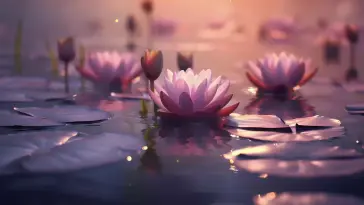 Tranquil Lotus Lake live wallpaper download