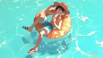 Luffy Summer Chill live wallpaper download