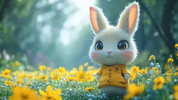 Cute Bunny live wallpaper download