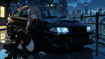 Mitsubishi Lancer Evolution Turbo Nights live wallpaper download