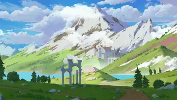 Castle Beyond the Clouds live wallpaper download