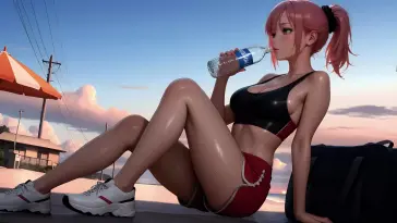 Sunset Workout Beauty live wallpaper download