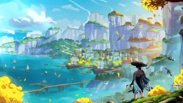 Wanderer in Liyue live wallpaper download
