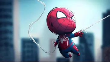 Chibi Spiderman live wallpaper download