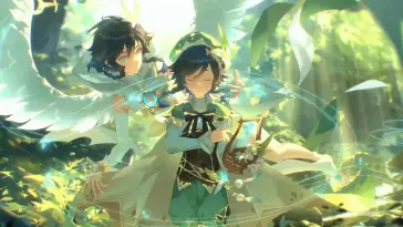 Venti & Barbatos - Genshin Impact live wallpaper download