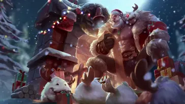 Santa Braum (League of Legends) live wallpaper download