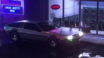 DeLorean live wallpaper download