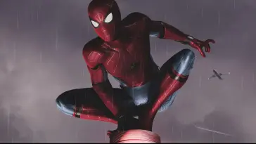 Spiderman's Pose in the Sky live wallpaper download