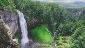 Soothing Ambience With Breathtaking Waterfall live wallpaper download
