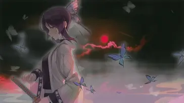 Shinobu in Demon Slayer live wallpaper download