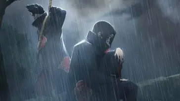 Itachi and Kisame in the Rain live wallpaper download