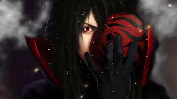 Madara Uchiha With Red Eyes and Mask live wallpaper download