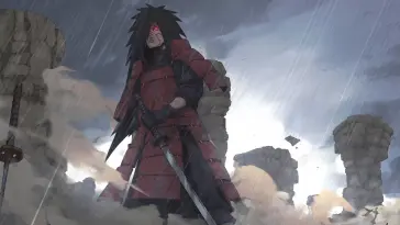 Uchiha Madara Under the Rain live wallpaper download