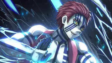 Akaza With a Blue Aura animated wallpaper download