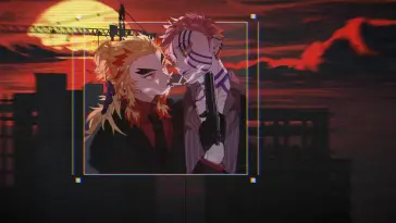 Rengoku and Akaza Standing Together (Kimetsu No Yaiba) live wallpaper download