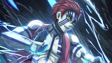 Akaza With a Glowing Blue Body animated wallpaper download