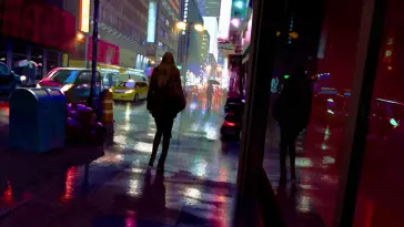 Walking in the Rain live wallpaper download